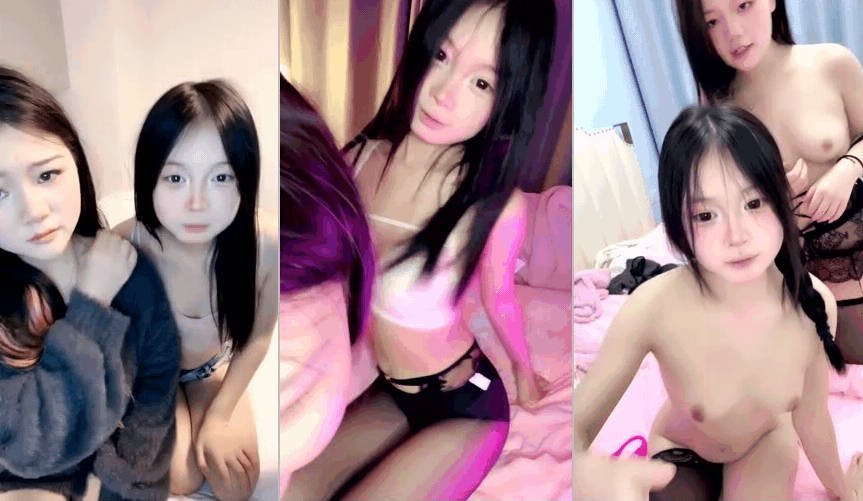 萝莉闺蜜【姐妹湿身】互揉嫩乳露脸自慰，紧致小穴高潮喷水5 (4)